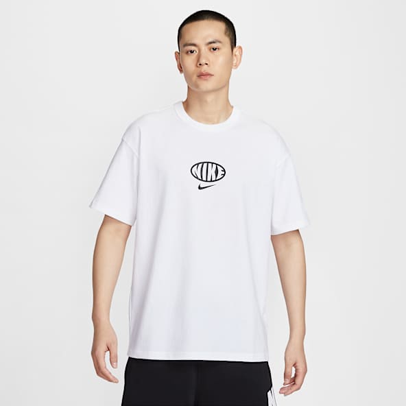 Mens White Tops and T-Shirts. Nike JP
